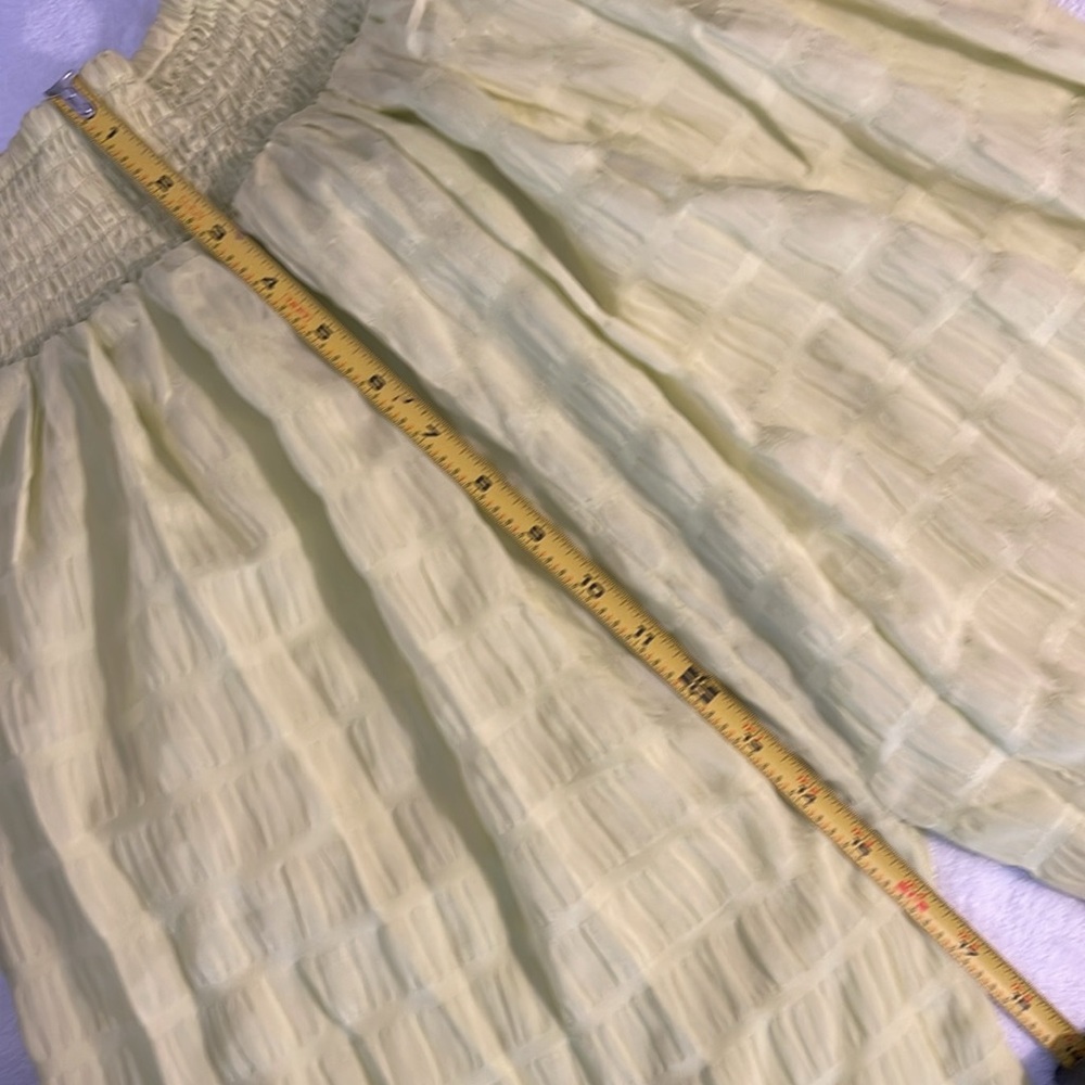 Forever 21 NWOT Top & Maxi Skirt w/slits on side Lime Green Size L - Picture 8 of 11